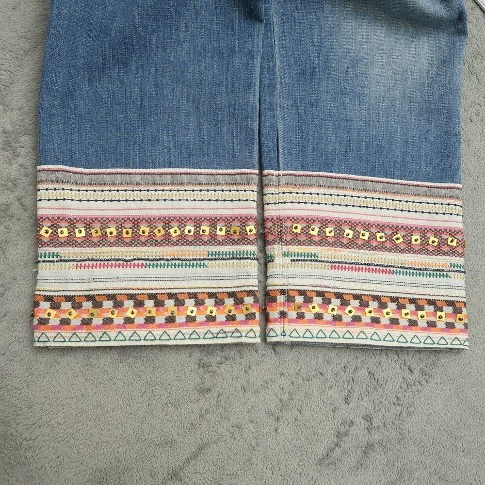 Chico's Jeans Women's 2R US-12R High-Rise Girlfriend Slim Leg Crop 24" Inseam - Picture 16 of 16